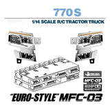 770S LED 5V Headlight Lumsistemo por 1/14 Tamiya Rc Scania 770s 56371 56368 