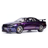 1/8 Capo Skyline GTR R34 Fernbedienung Flat Running Drift Car Kit RTR 