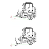 Metal Hydraulic Snow Shovel Shovel for 1/14 Tamiya RC Truck Trailer Scania MAN Actros