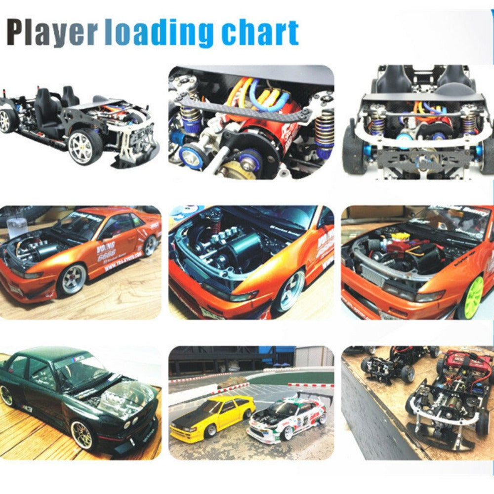 FIJON FJ9 1/10 Front Engine Design RC Drift Car Frame – VAJJEXRC