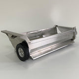 Stainless Steel 8X8 U Cargo Bucket for 1/14 Tamiya Rc Truck Tipper