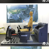 Cab Interior Seat Sets for 1/12  Remote Control  Komatsu Hydraulic Excavator