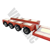 All-metal Combination Flatbed Trailer for 1/14 Scale Tamiya Remote Control Tractor Truck