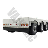 All-metal Combination Flatbed Trailer for 1/14 Scale Tamiya Remote Control Tractor Truck