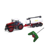 Remote Control Farm Tractor Loader Machine  Farmer Detachable Dumper Car Children Kids Toy