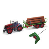 Remote Control Farm Tractor Loader Machine  Farmer Detachable Dumper Car Children Kids Toy