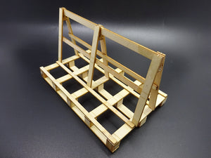 1/14 Tamiya Tractor Scene Plate Transport Wooden Frame