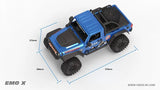 CROSSRC EMO X 2024 Rhino 1/8 Rc Climbing Car RTR