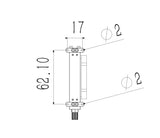 1/12 RC Hidraŭlika Inĝenieristiko Veturila Radiatoro Hidraŭlika Sistemo Aluminia Aloja Radiatoro