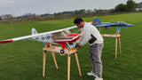 RC Fixed-wing Aircraft Model Wooden Engine Test Bench