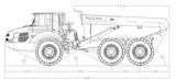 JDM-166 1:14 Articulated Remote Control Hydraulic Metal Dump Truck Rc4wd A40G