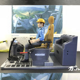 Cab Interior Seat Sets for 1/12  Remote Control  Komatsu Hydraulic Excavator