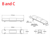 BITRC LED Rotation Engineering Lampe für 1/10 Rc Crawler 1/14 Tamiya RC Truck Scania 770S