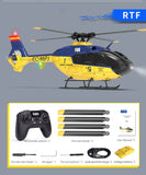 YUXIANG F06 6CH Dual Brushless Motor 1:36 EC135 RC Helicopter RTF