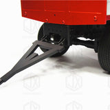 2 Axle Trailer Tow por 1/14 Tamiya RC Truck Trailer Tipper 