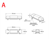 BITRC LED  Rotation Engineering Lamp for 1/10 Rc Crawler 1/14 Tamiya RC Truck Scania 770S