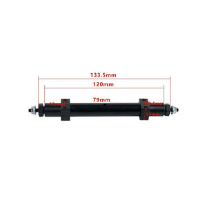 Metal 120/140/167mm Trailer Unpowered Axle for 1/14 Tamiya Rc Trailer