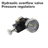 Overflow Valve  Hydraulic Pressure Gauge For 1/12 RC Excavator Bulldozer Huina DIY Parts