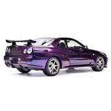 1/8 Capo Skyline GTR R34 Fernbedienung Flat Running Drift Car Kit RTR 