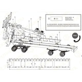 Hydraulischer Wrecker-Rettungssatz aus Metall für 1/14 Tamiya Rc Traktor Volvo 56362 FH16 