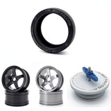 CAPO R34 GTR Rc Drift Tire Installation Tire Press Aluminum Alloy Wheel Hub Upgrade Accessories