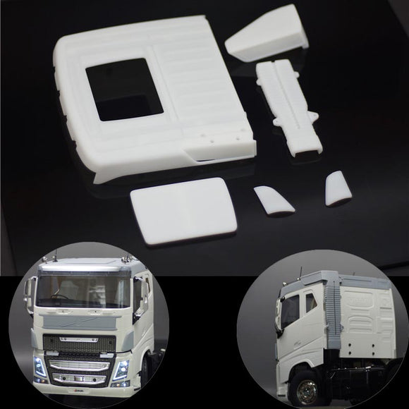 Low Roof Cab Shell Kit  for 1/14 Tamiya Remote Control Truck Tractor Volvo FH16 750 560360