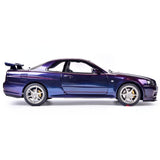 1/8 Capo Skyline GTR R34 Fernbedienung Flat Running Drift Car Kit RTR 